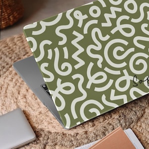 Abstract Pattern Hard Case For MacBook, MacBook Case for 2023 M1/M2/M3 Pro 16, Pro 14 inch 16 Touch Bar Air 13.6 M2 inch Laptop A3113, A2681