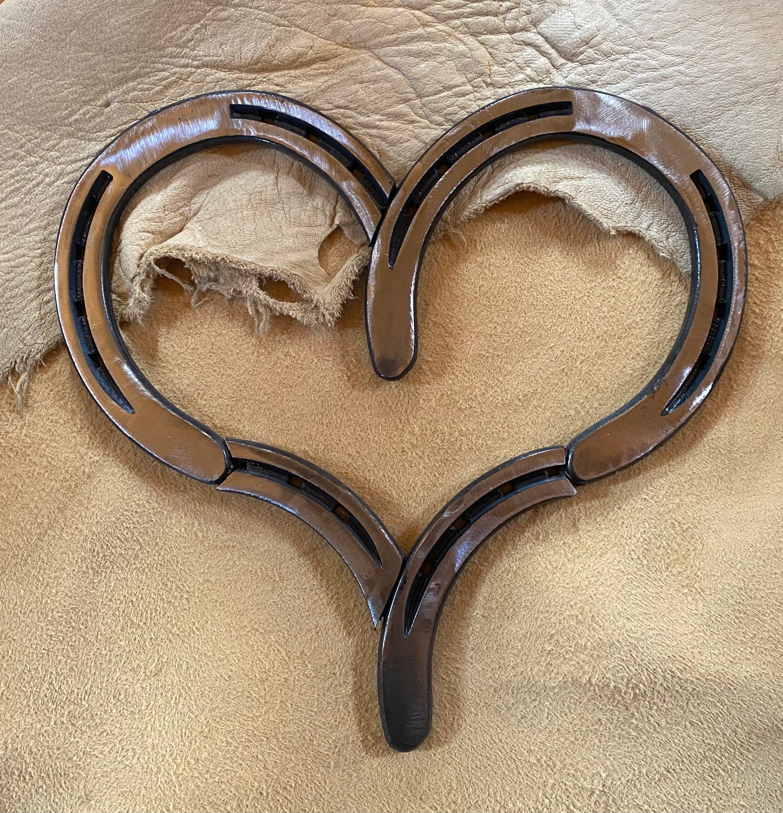 Corazón rústico de herradura, decoración occidental, amante de los  caballos, arte de herradura, decoración de la pared de herradura, decoración  de la pared occidental, regalo para los amantes de los caballos 