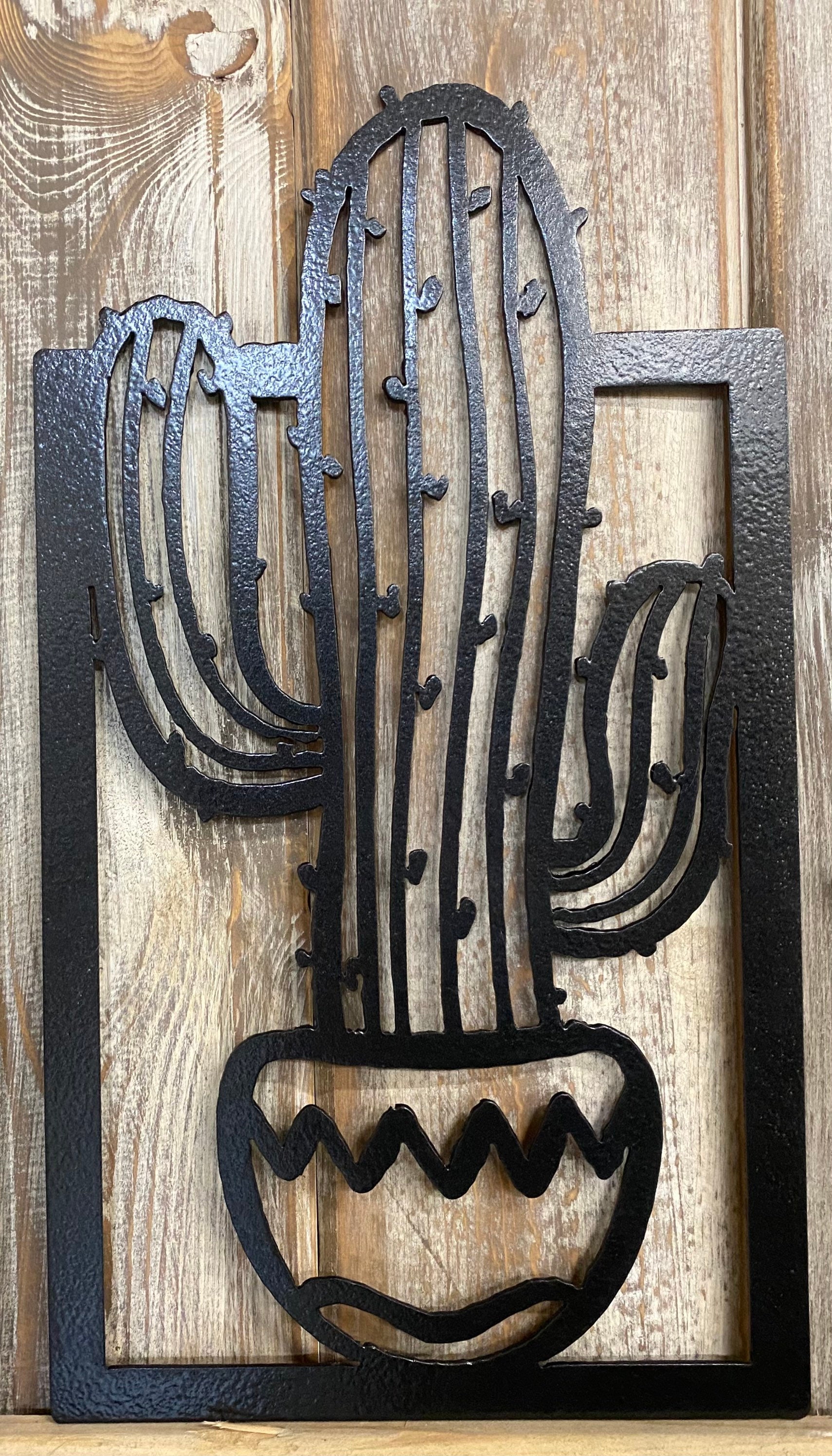 Metal Wall Art Cactus Art Cactus Collection Southwest Etsy