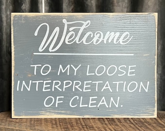 Funny Farmhouse Wood Sign: Sarcastic Home Decor