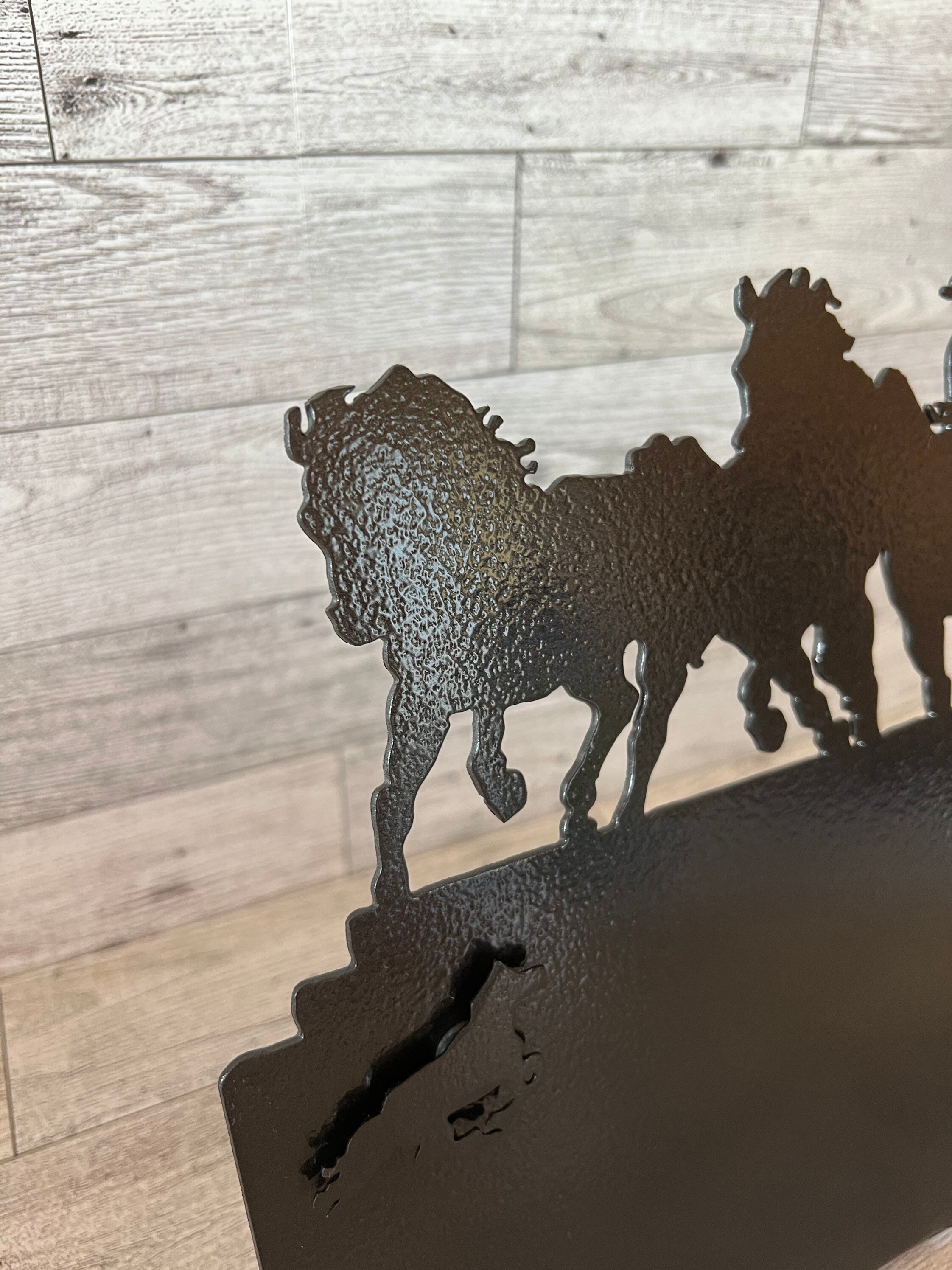 Itsoly Rustic Wooden Photo Frame - "Just A Girl Who Loves Horses" Farmhouse Decor, Holds 4x6" Photo - View #2