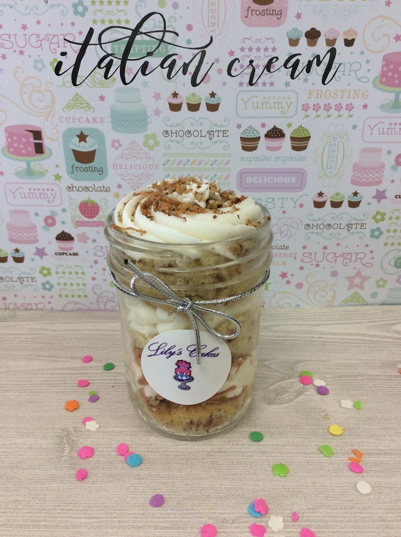 4 8oz pack assorted flavors cupcakes in a jar image 4