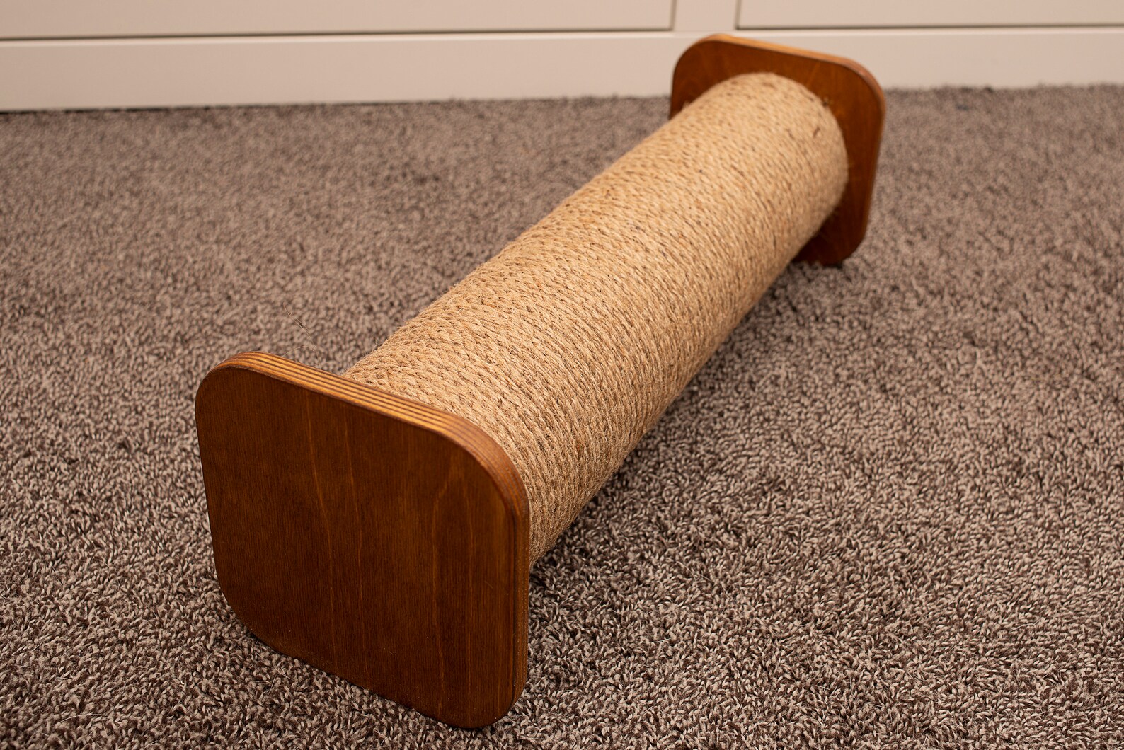 Cat scratcher Floor horizontal scratching post Natural Etsy