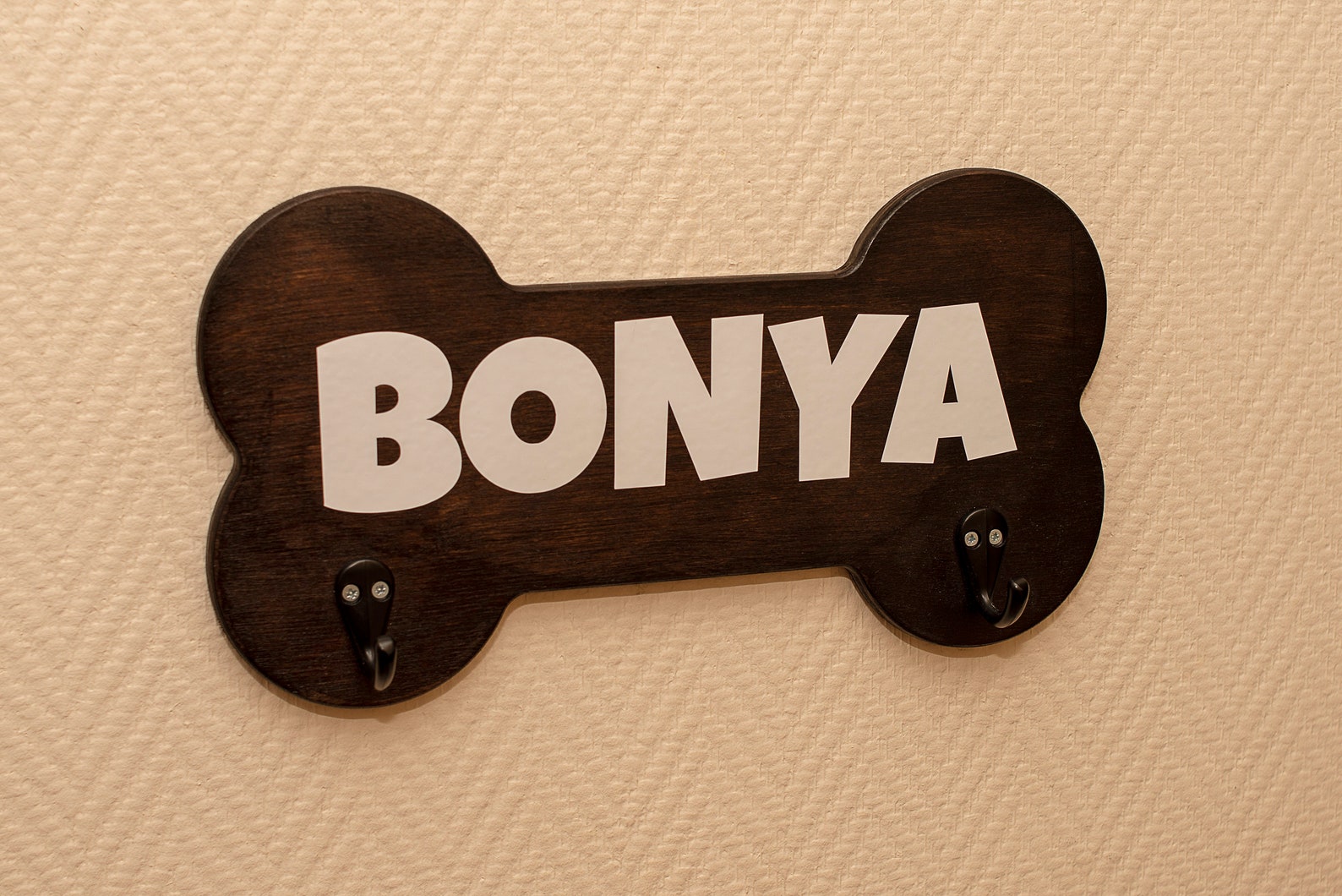 Pet Furniture Dog Name Plate Wall Mount Leash Holder Collar Etsy