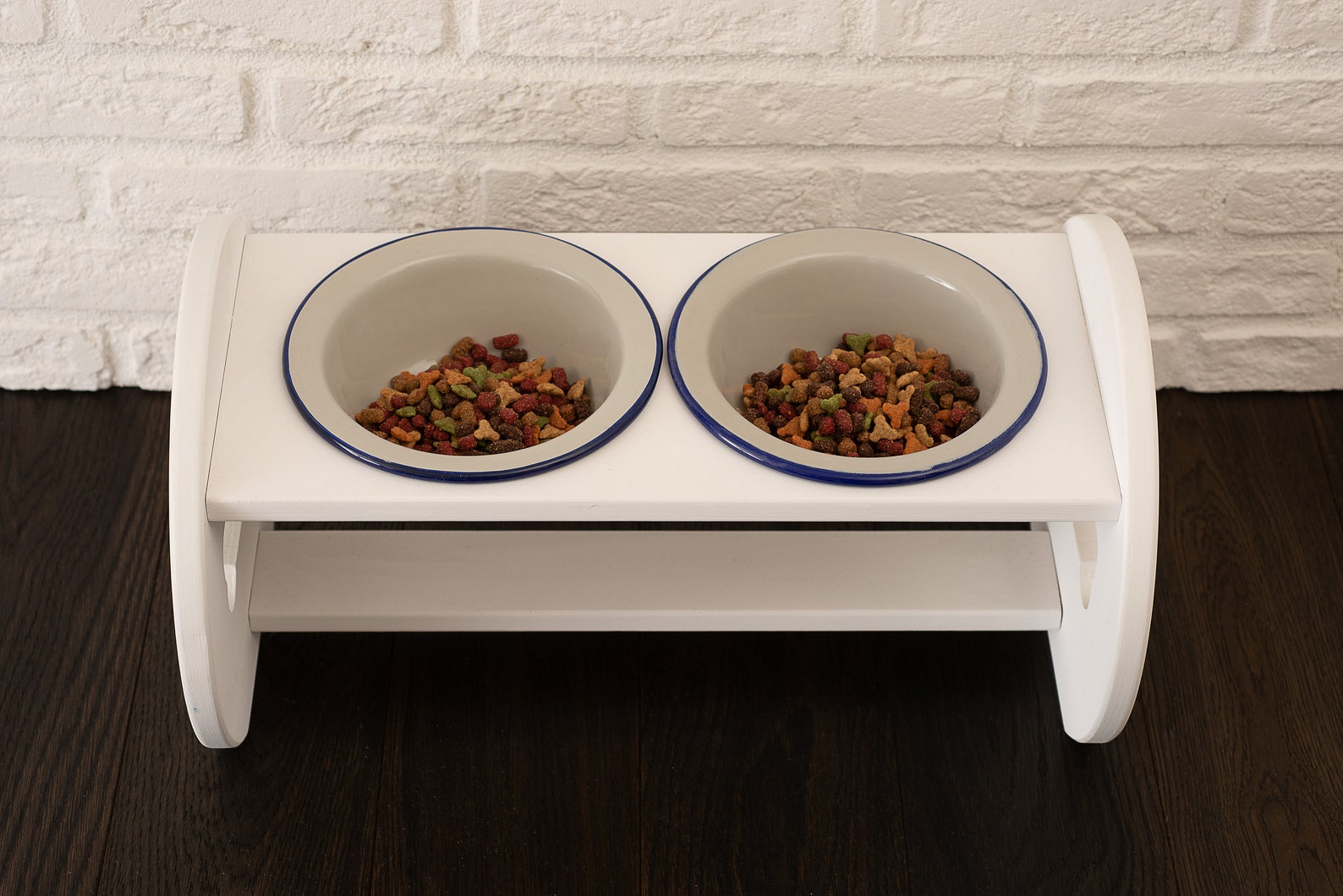 Stand With Bowls for Dogs 450 Ml Pet Bowls 7 Inches High Etsy