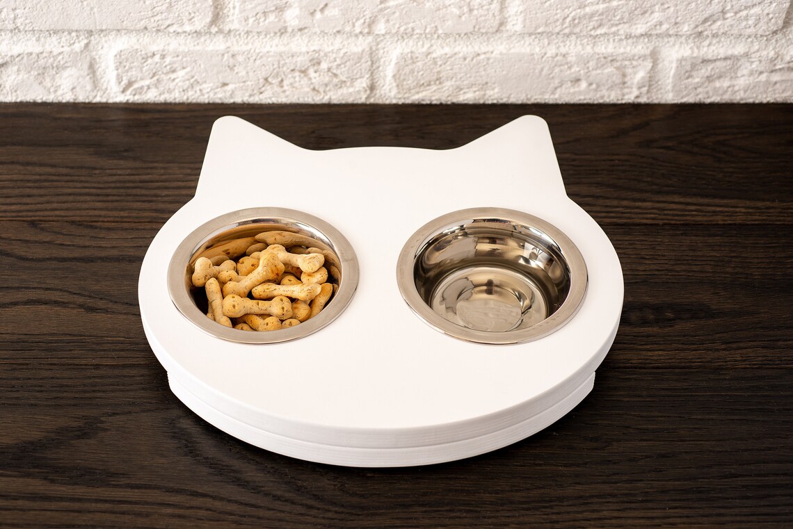 Cat bowls Kitten bowl. Bowl stand for your favorite pet Etsy