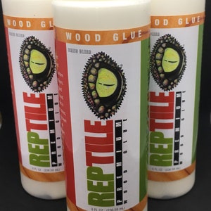 Lot de 3 à 8 oz de colle pour bois REPTILE de qualité supérieure à commander et à expédier au-dessus de 40 degrés Fahrenheit