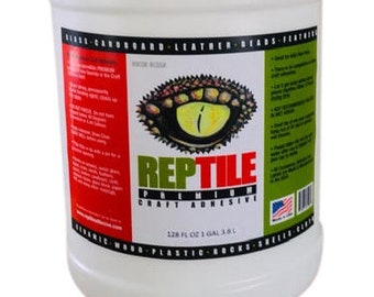 1 Gallon Reptile Premium All Purpose Craft Adhesive-Order and ship ABOVE 40 Degrees F