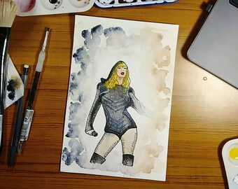 Taylor Swift Watercolour Art - Print