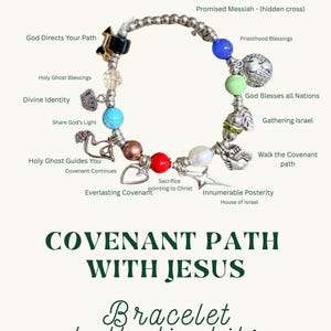 Covenant Path Bracelet Kit | Primary Girls Activity | LDS Primary Craft | Old Testament Lesson | Faith Bracelet Kit