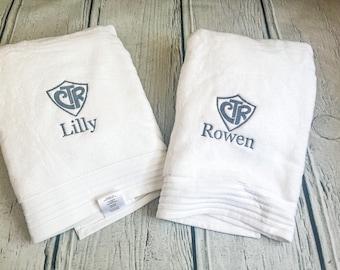 LDS Baptism Gift CTR Towel, Personalized Gift Bath Towel Church of Jesus Christ of Latter-day Saints. Choose the Right Embroidered Towel