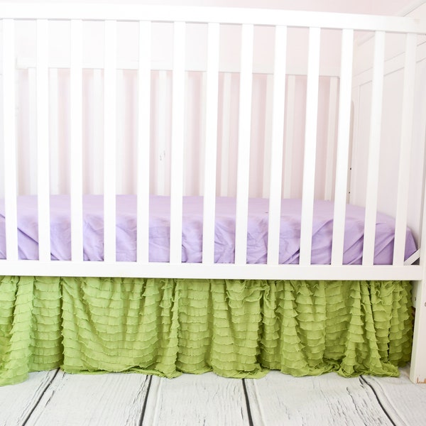 Ruffle Crib Skirt Etsy