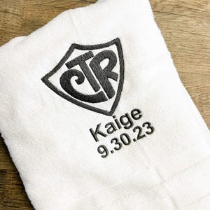 LDS Baptism Towel Church of Jesus Christ of Latter-Day Saints, CTR Towel LDS Baptism Gift
