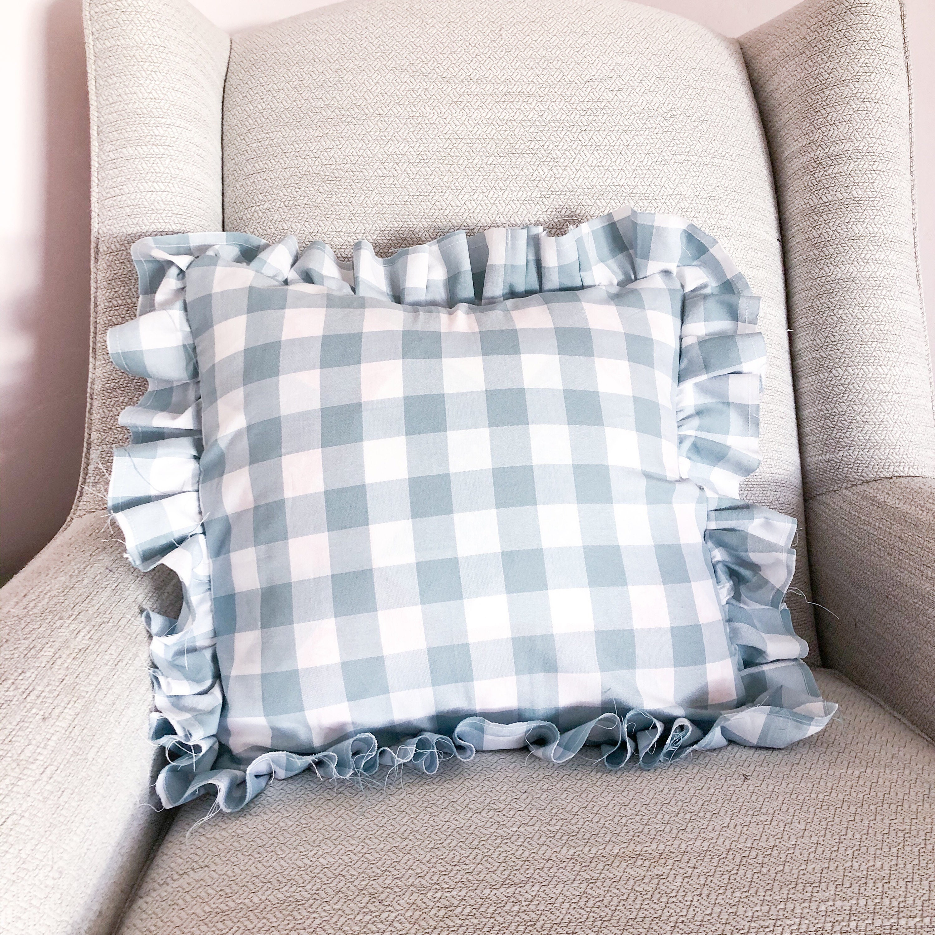 Buffalo Plaid Throw Pillow Covers Farmhouse Decorative Pillow Etsy