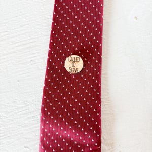 Called to Serve Engraved Missionary Tie Tacks - Gift Missionaries, Baptisms, Men, Fathers | LDS Church Jesus Christ | Priesthood Accessory