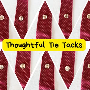 Christus Engraved Missionary Tie Tacks - Messiah Perfect Gift for Missionaries, Baptisms, Fathers Day | LDS Church of Jesus Christ