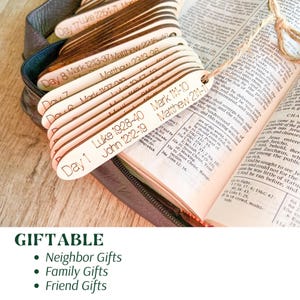Holy Week Religious Countdown, Advent Calendar Wood, Last Week of Jesus Christs Life in 27 days, Christ Centered Bible Activity for Family's