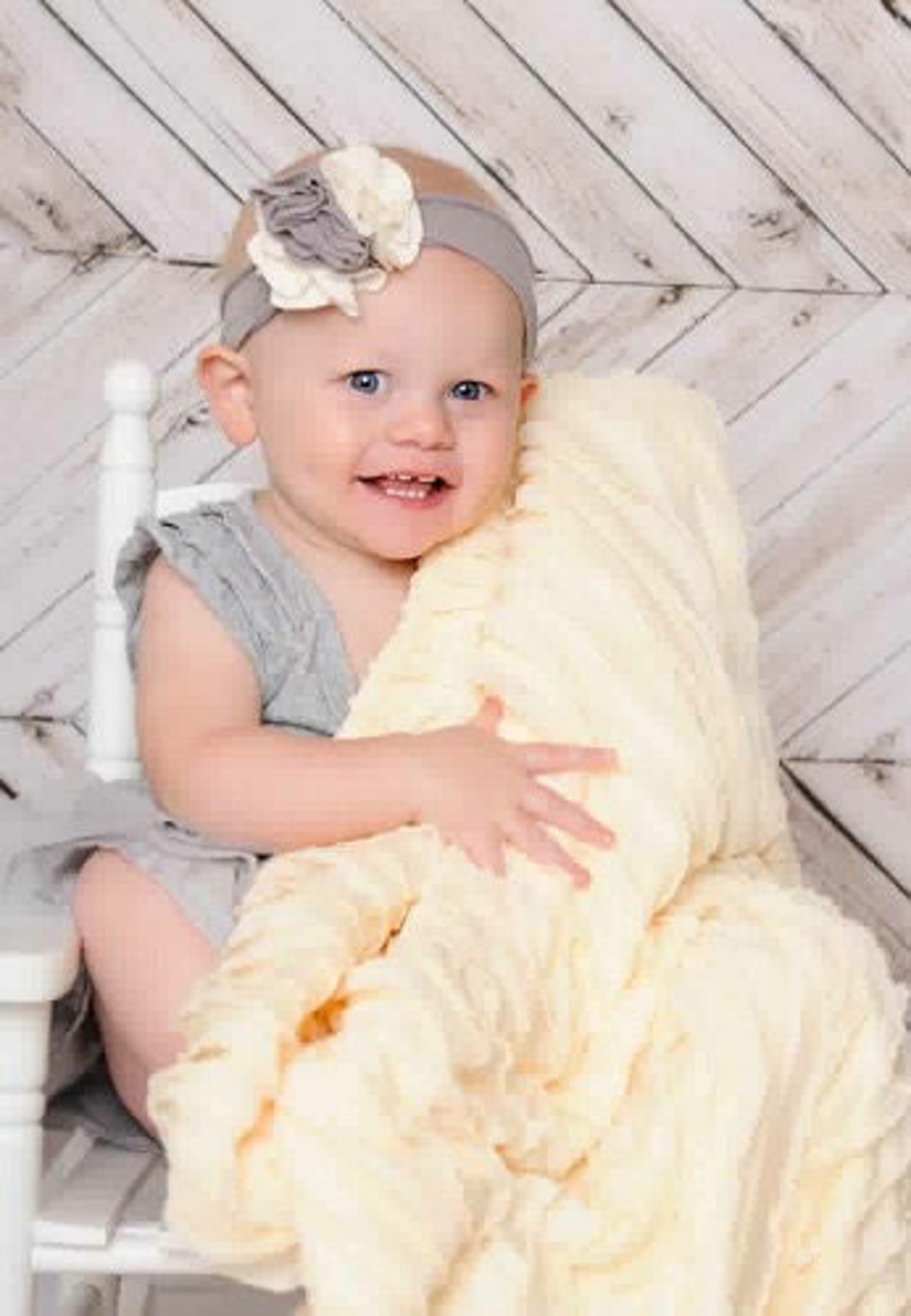 Hot Pink Small Baby Blanket Ruffle Receiving Blanket Lovey Etsy