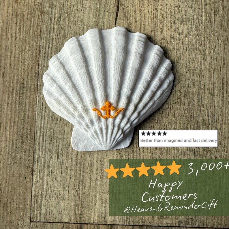 Baptism Shell Keepsake | Catholic Christening Gift for Baby | Scallop ...