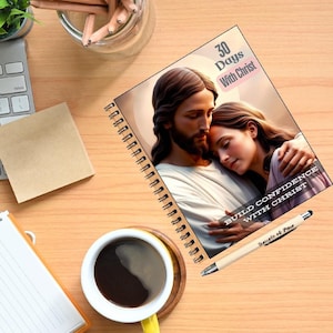 30 Day Atonement Jesus Christ Study Plan | LDS Printable Gift Lent Holy Week Gospel Notebook | Easter Study Faith Journey Women, Men