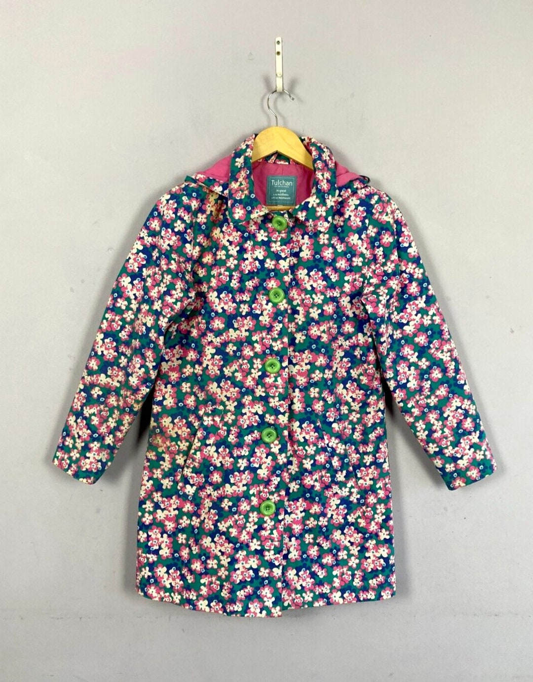 Floral rain mac womens hot sale