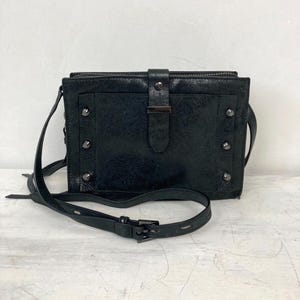 Botkier NY レザーハンドバッグ クロスボディ ブラック スタッズ