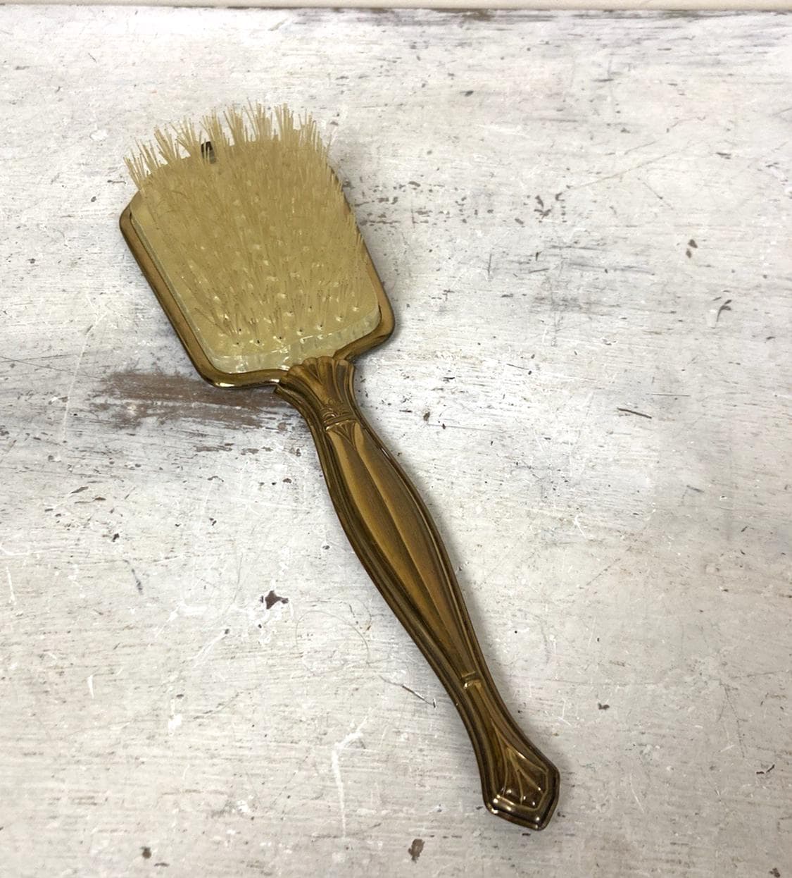 Peigne à Cheveux Art Nouveau - Libellule En Doré Avec émail Vert Et Strass CZ - Style Chignon, Pièce Unique Neuve