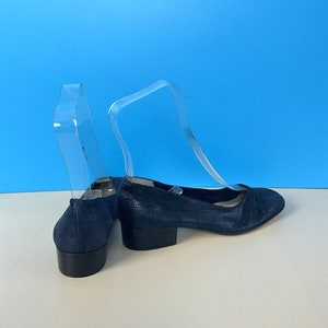 HB Shoes, Sparkly Black Leather, Slip On, UK3, NEW UNWORN, Ballerina, Low Heel image 4