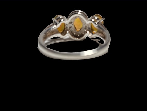 Natural Ethiopian Opal Designer Ring - image 5
