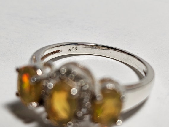 Natural Ethiopian Opal Designer Ring - image 9