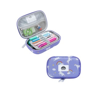 Rainbow Unicorn Pencil Case | Kids School Supplies | Back to School | Pouch Holder | Zip Pen Bag | Pencil Case | Accessory Pouch