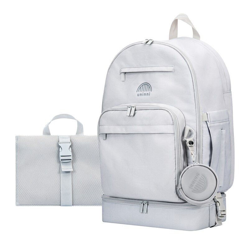 Diaper Bag Backpack for Moms and Dads, Portable Changing Pad, Removable