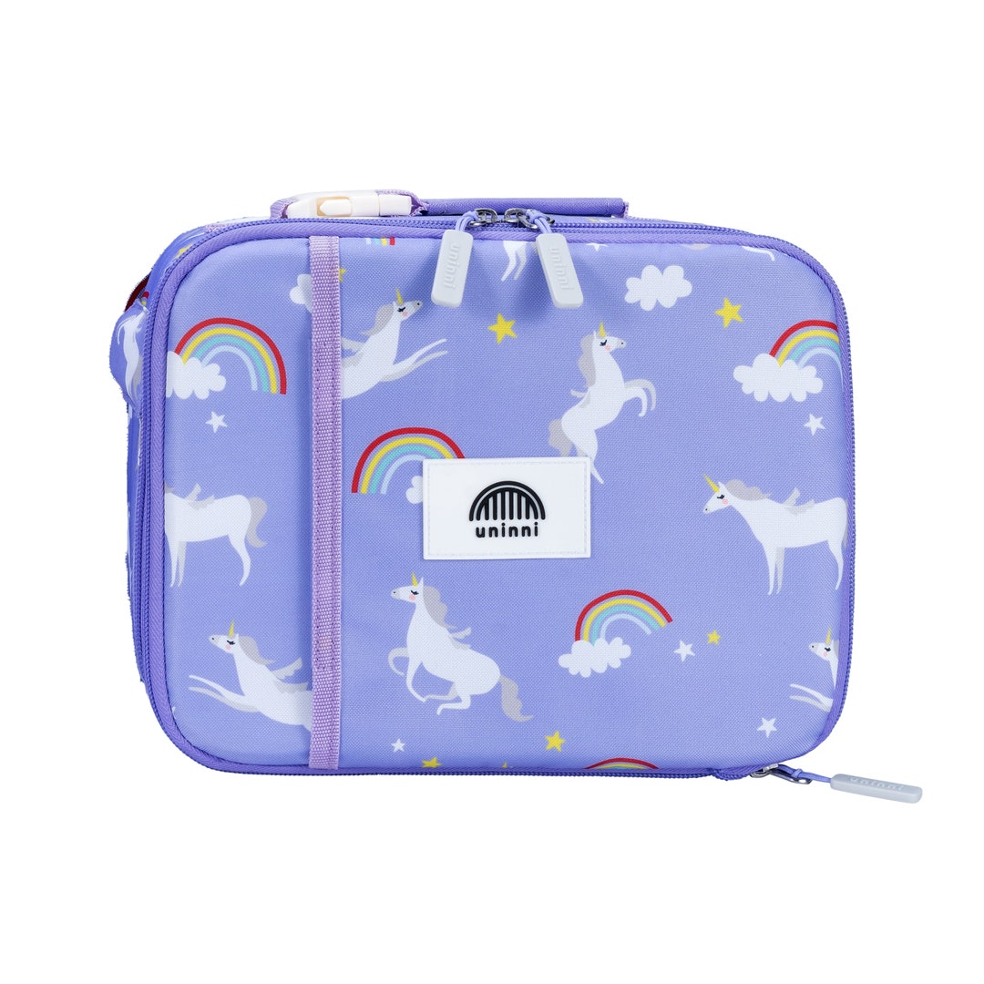 Rainbow Unicorn Lunch Box Insulated Lunch Bag Water Resistant Kids Food