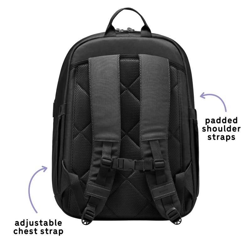 Black 16 Backpack for Kids 8 and Adults Back to School Gifts Kids