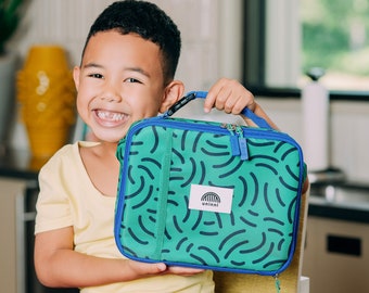 Strokes Lunch Box | Insulated Lunch Bag | Water Resistant Bag | Kids Food Storage | Back to School | School Lunch Bag | BPA Free Food Grade