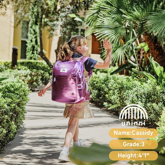 Lavender school backpack new arrivals