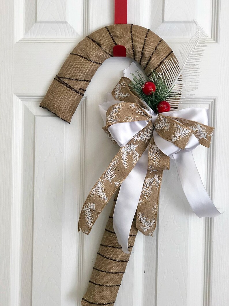 Christmas Decor Christmas Wreath Candy Cane Wreath