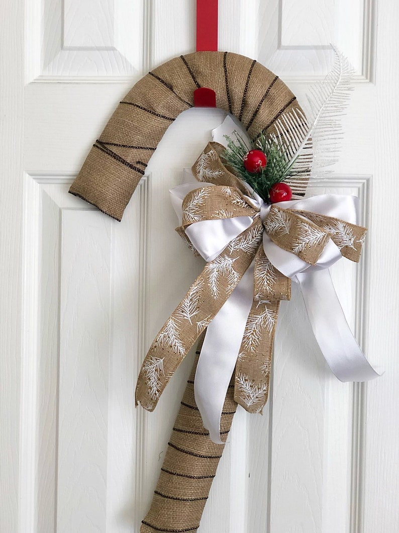 Christmas Decor Christmas Wreath Candy Cane Wreath