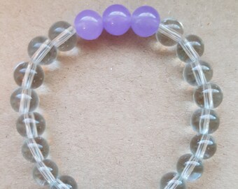 Toddler aromatherapy bracelet 6mm with lava stones