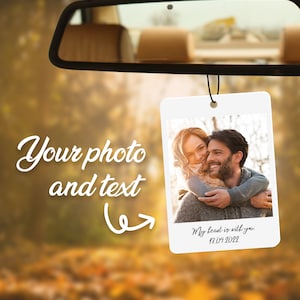 Custom Car Air Freshener Personalize Gift,Personalized Car Accessory Gift,Personalize Unique Gift Air Freshener