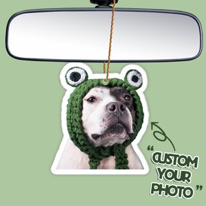 Custom Air Freshener From Your Pet Photo,Picture Air Freshener,Car Accessories Air Freshner,Car Ornament Freshie,Personalized Gift