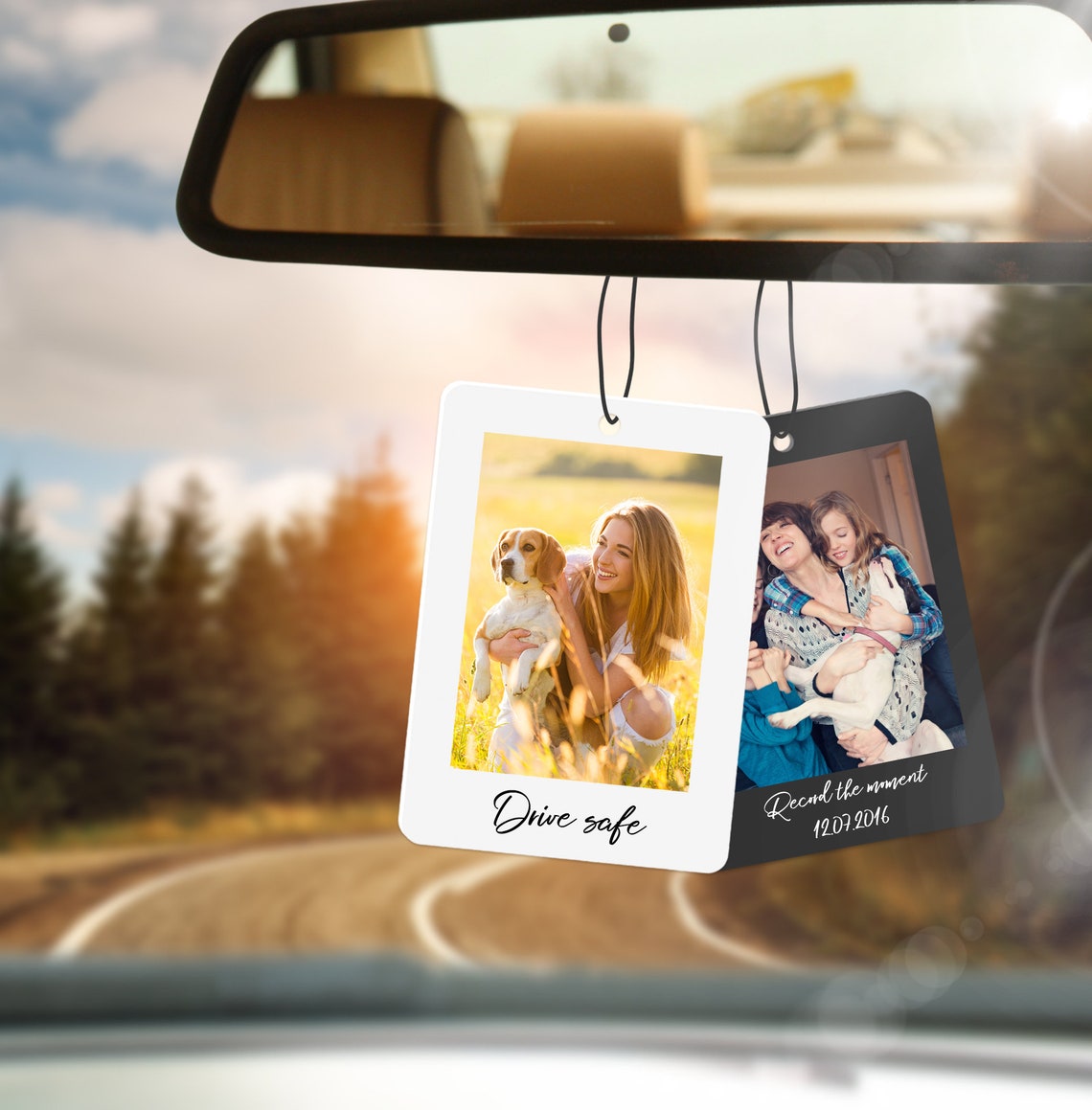 Clip De Ventilación De Automóvil De Aromaterapia Personalizado Con Texto Fotografico Ambientador De Aire Personalizado Para Automovil Purificador