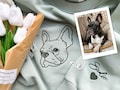 Custom Embroidered Pet Portrait Sweatshirt: Personalized Dog/Cat Photo Gift product logo