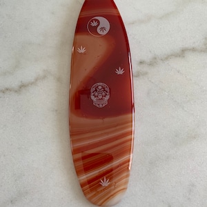 Fused Glass Surfboard