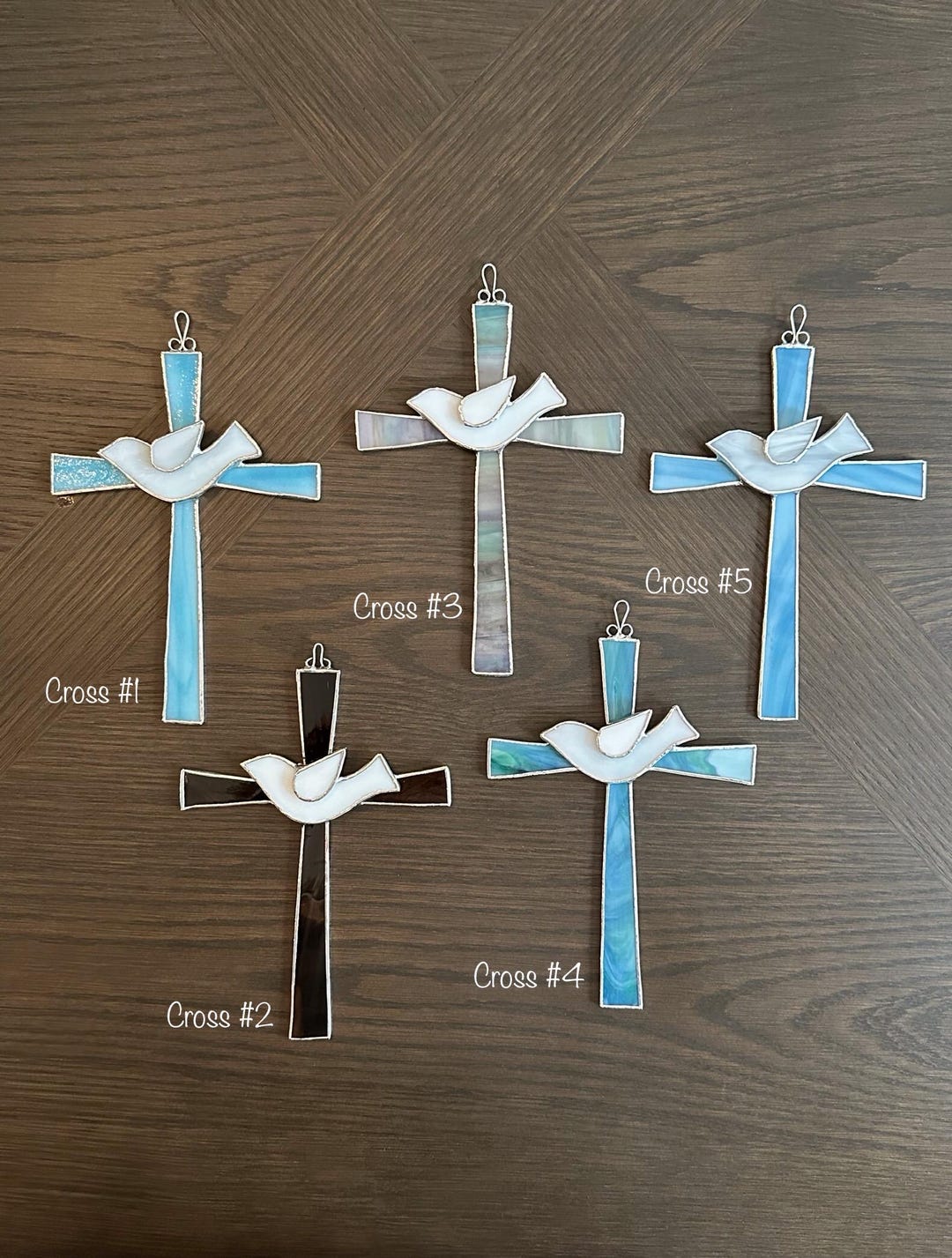 Stained Glass Cross With Dove-symbol of Peace and Love - Etsy