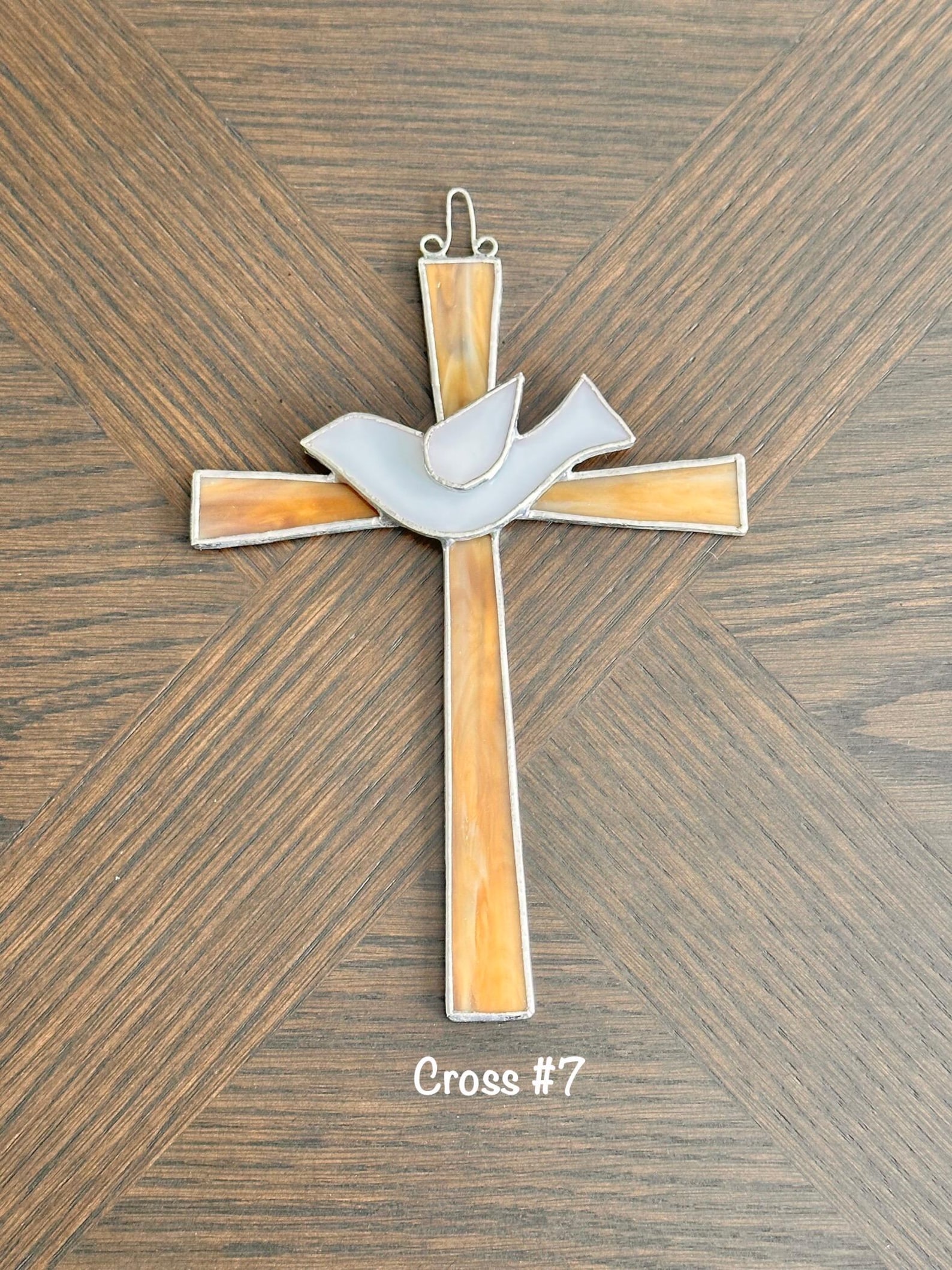Stained Glass Cross With Dove-symbol of Peace and Love - Etsy