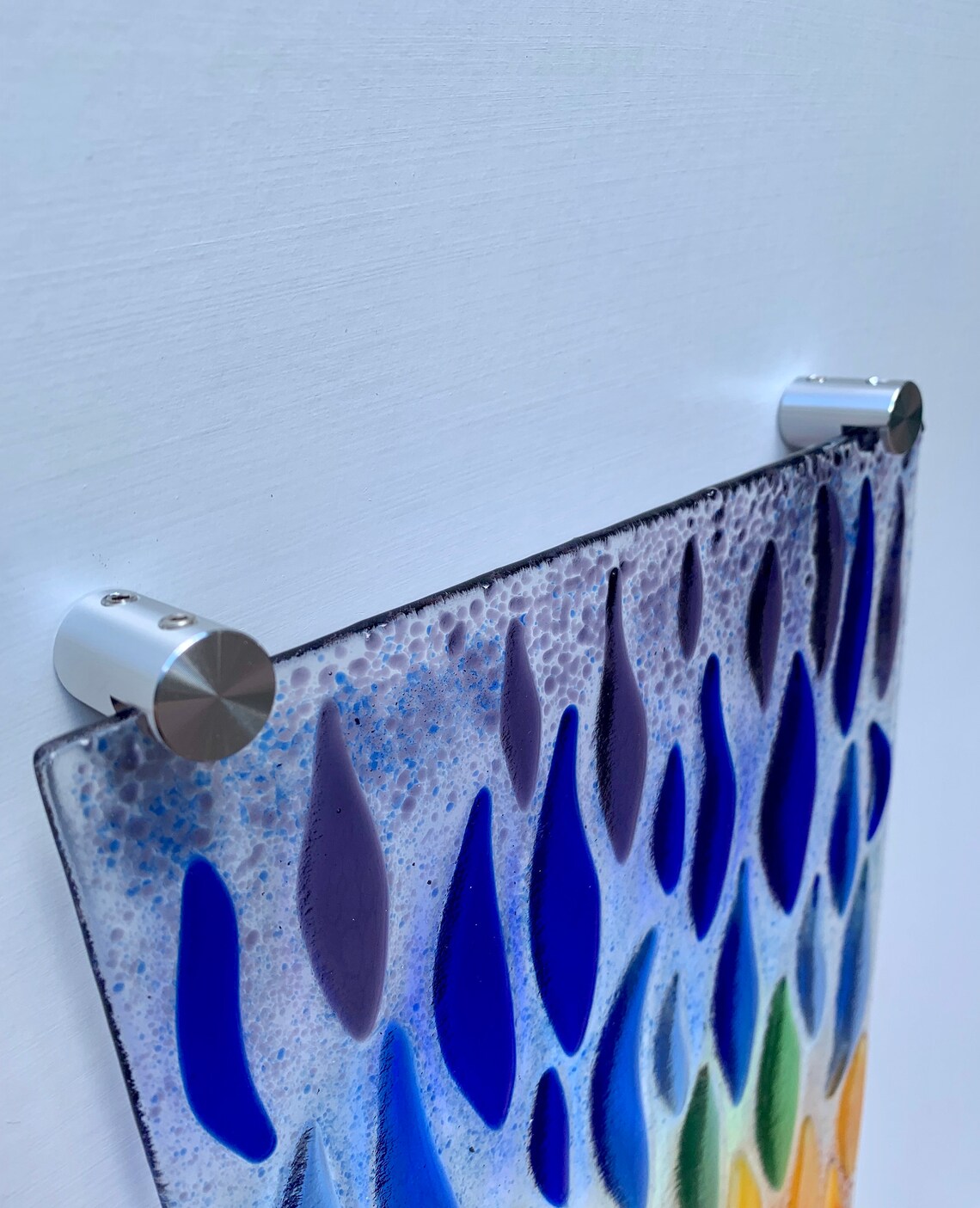 Fused Glass Wall Art Panel Etsy