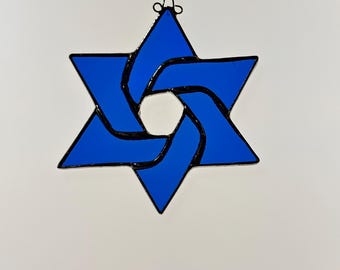Star of David-Stained Glass