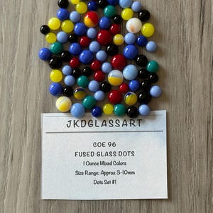 Glass Dots for Fused glass/Stained glass/*Free Shipping *- Listing #2