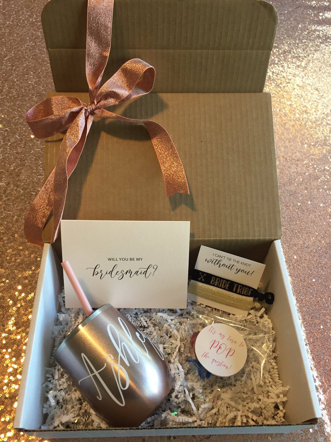 Bridesmaid Proposal Box | Bridesmaid Gift Box | Will You Be My ...